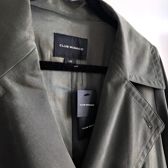 Club Monaco Aaylina Trench Coat NWT - Picture 5 of 8